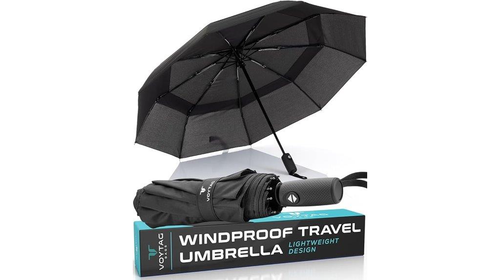 compact windproof travel umbrella
