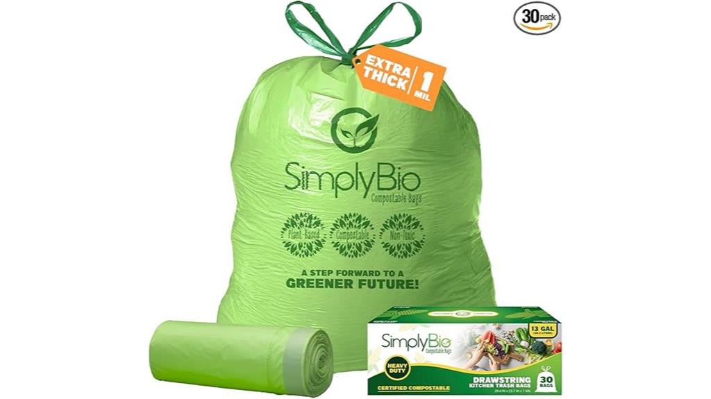 compostable 13 gallon trash