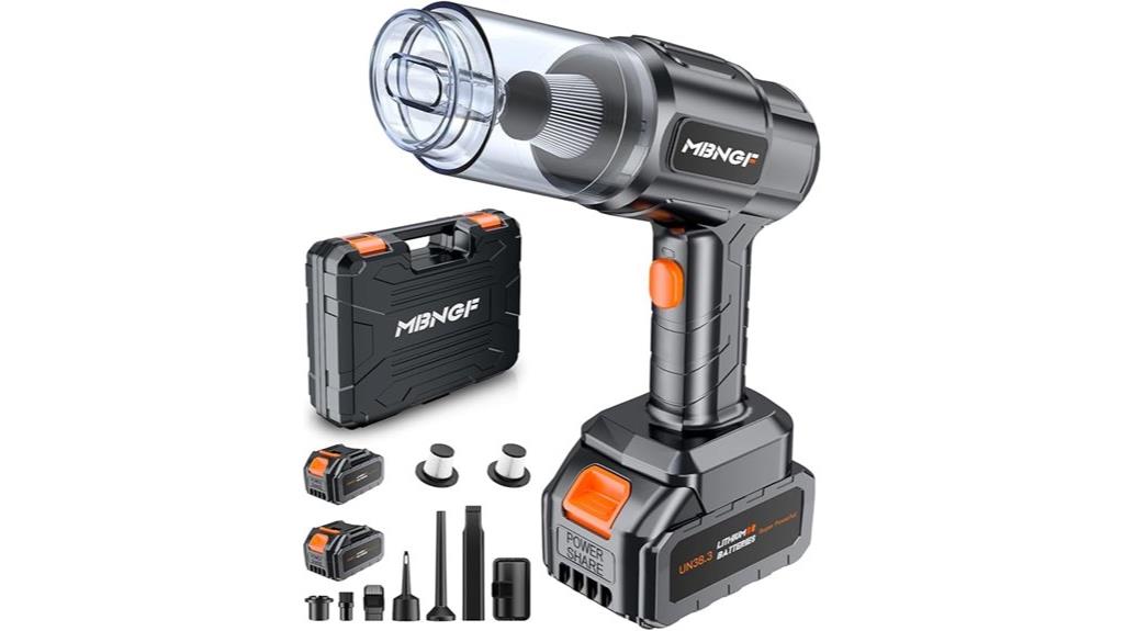 cordless car vacuum power