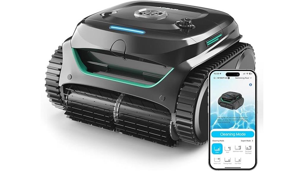 cordless pool cleaning robot