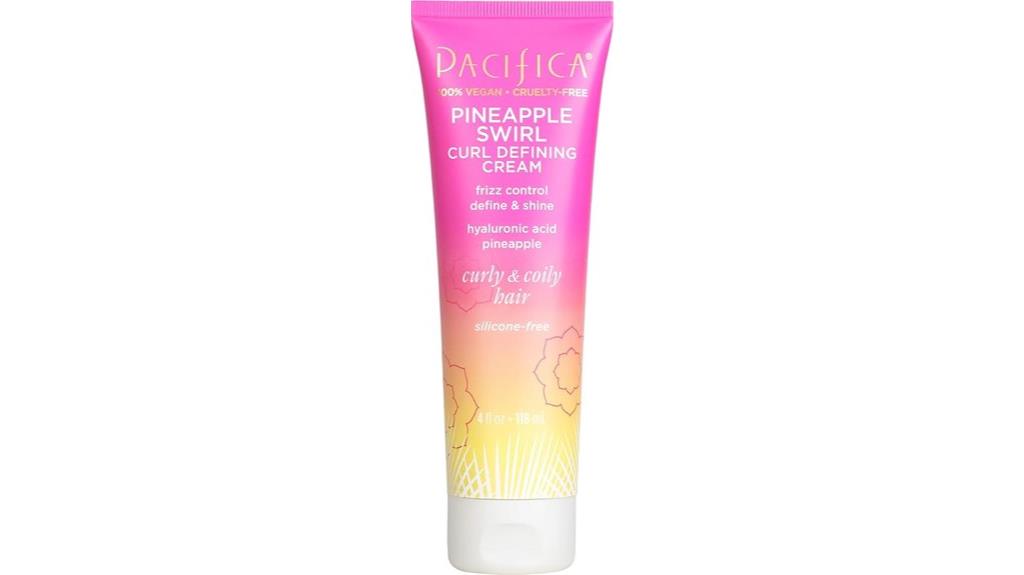 curl enhancing pineapple cream