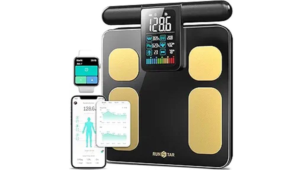 digital scale with electrodes