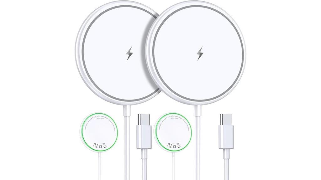 dual 15w magsafe chargers