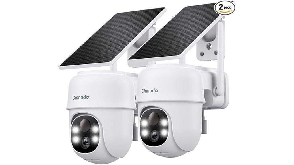 dual 2k outdoor cameras