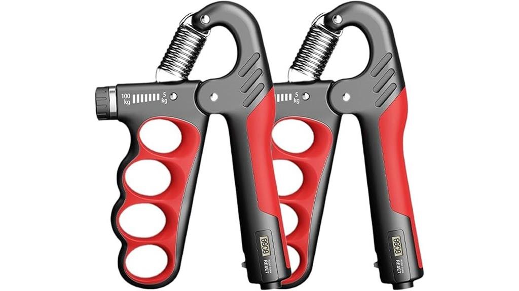 dual hand grip exercisers