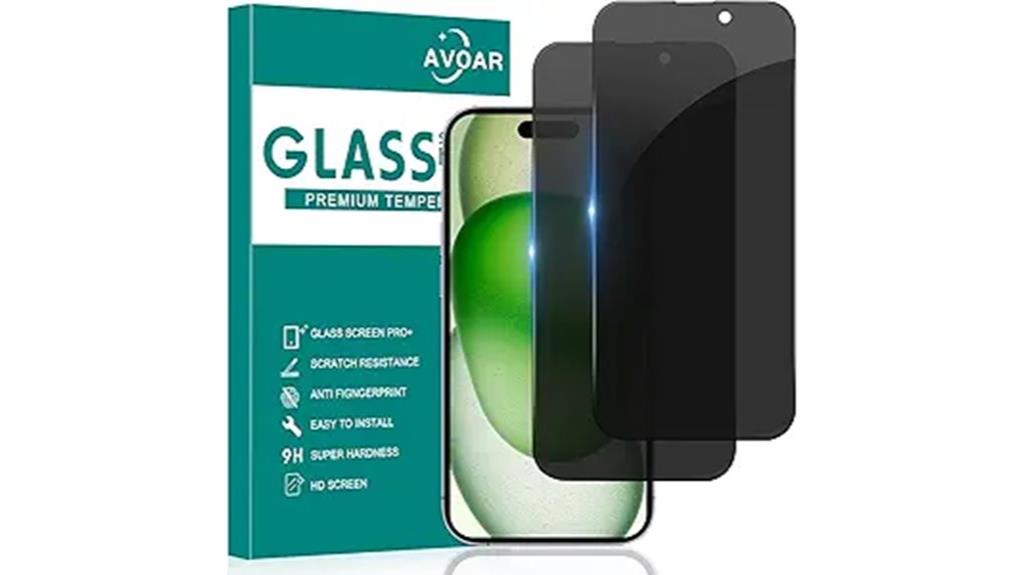 dual iphone 15 privacy protectors