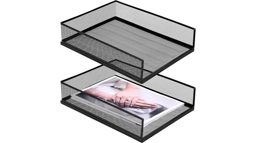 dual magazine organizer set
