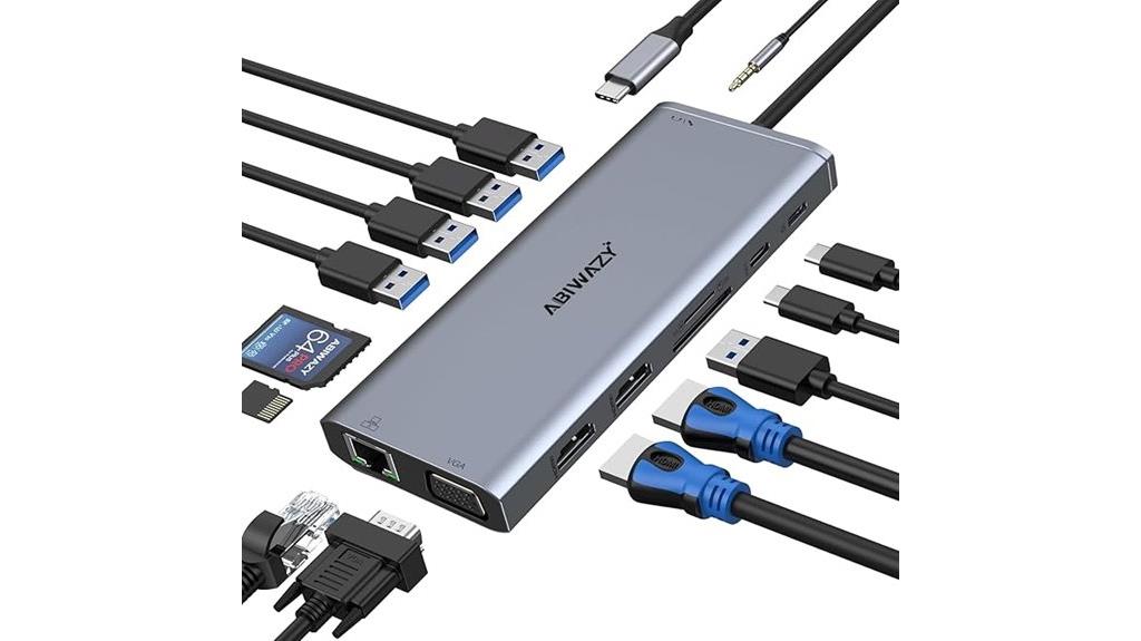 dual monitor usb dock