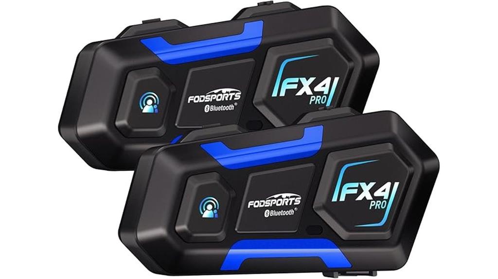 dual pack motorcycle intercom
