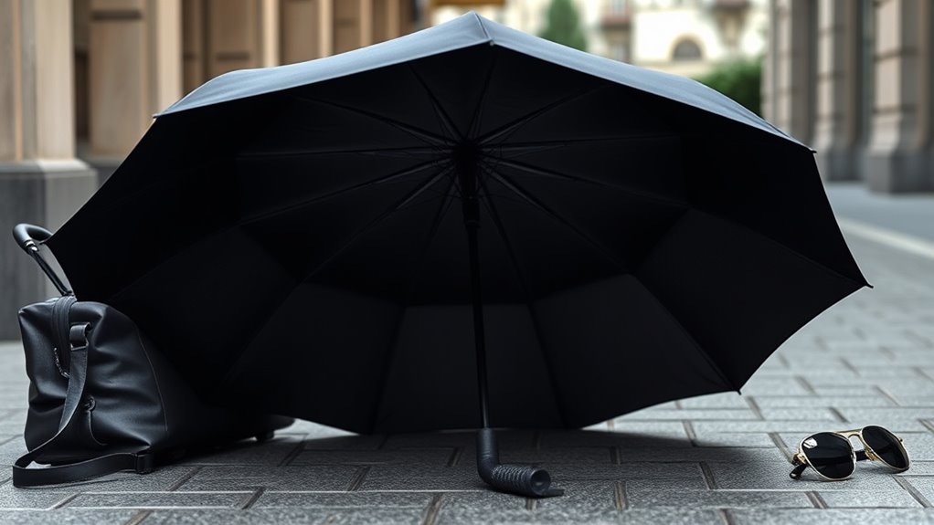 durable portable wind resistant umbrella
