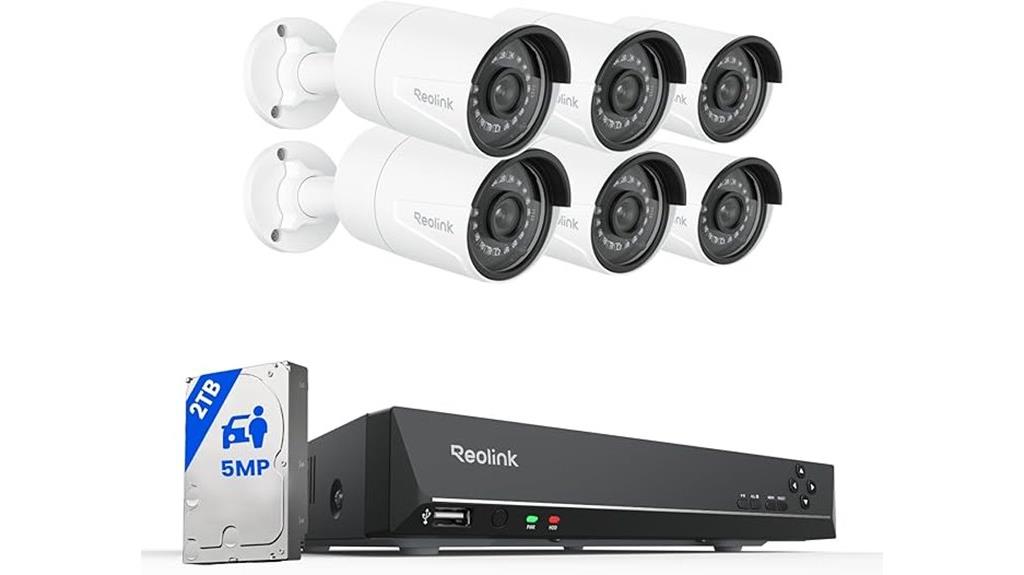 eight channel 5mp security system