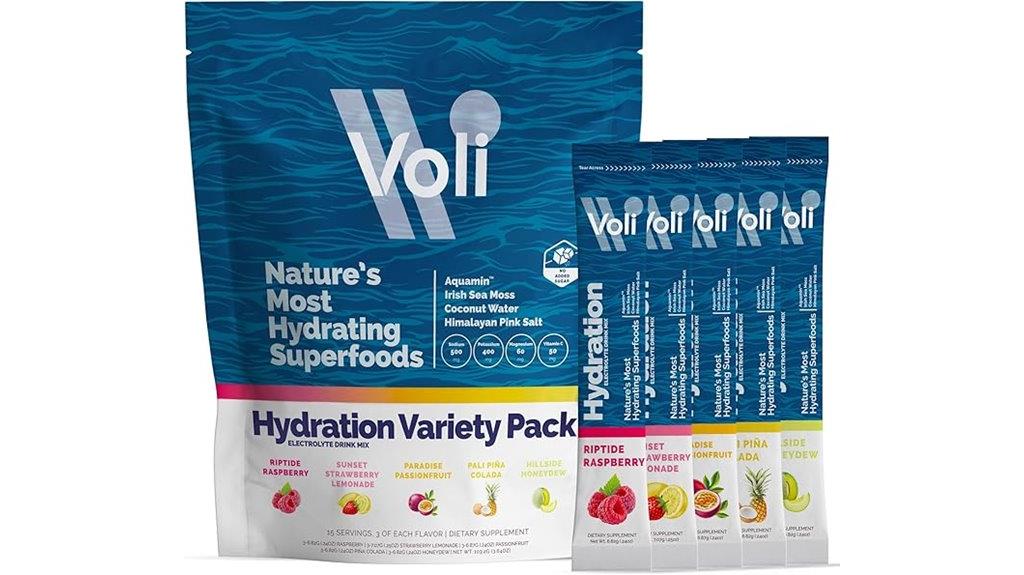 electrolyte powder packets