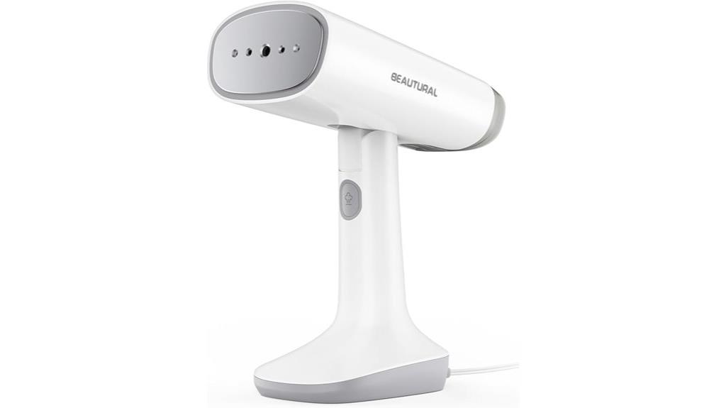 elegant portable clothing steamer