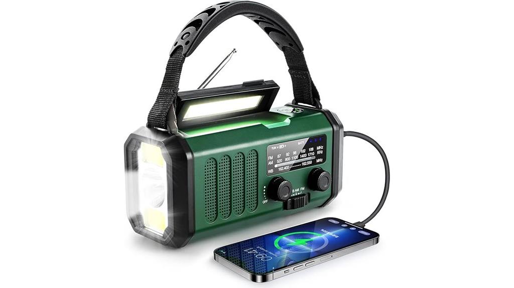 emergency radio with power
