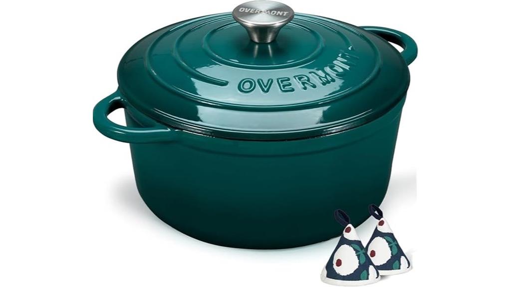 enameled 5 5qt cast iron