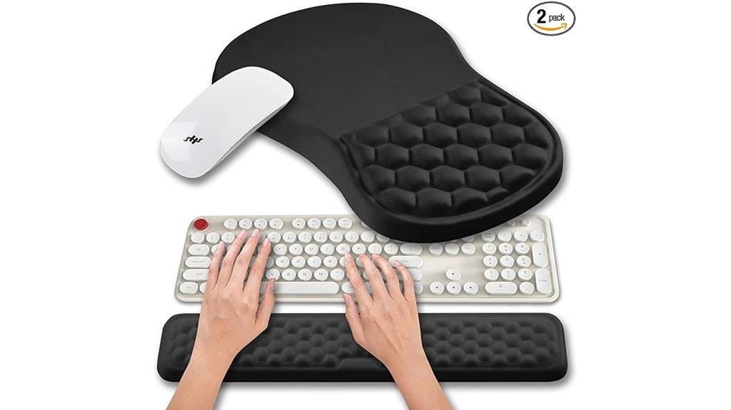 ergonomic mouse pad with wrist