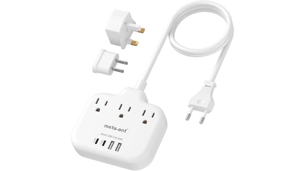 european plug with us ports