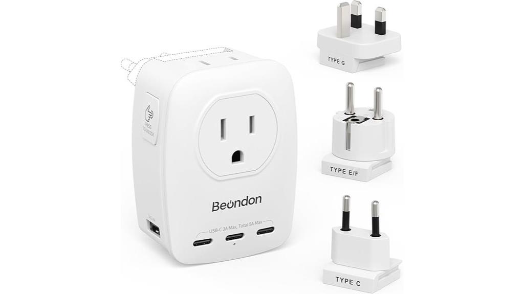 european travel adapter kit