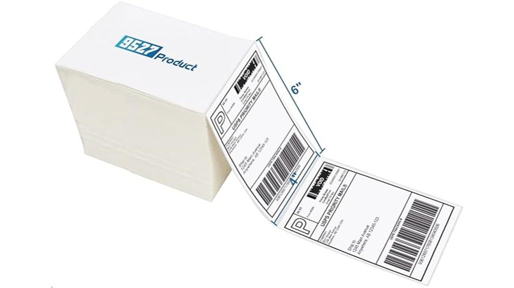 fanfold 4x6 shipping labels