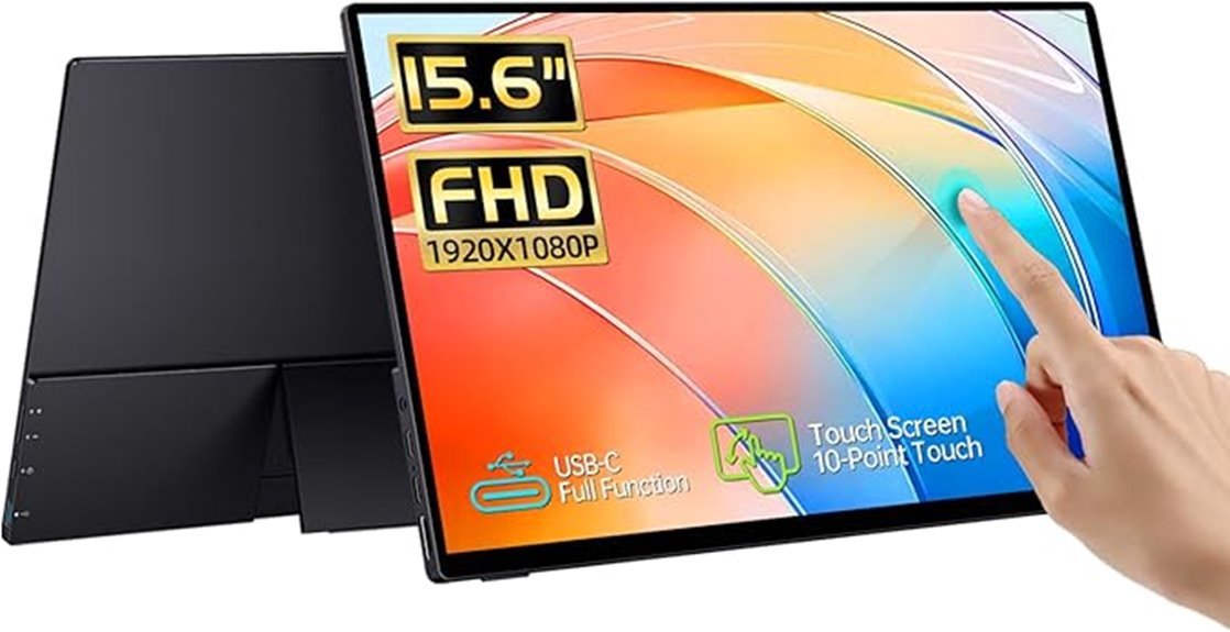 fhd ips portable display