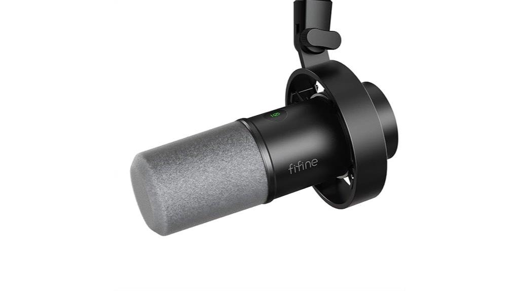 fifine streaming podcast microphone