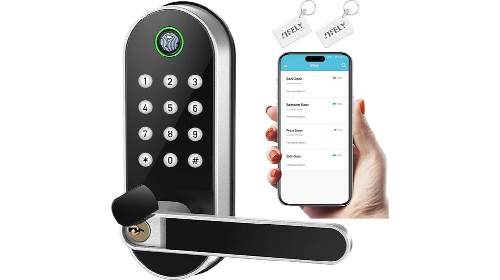 fingerprint digital door lock