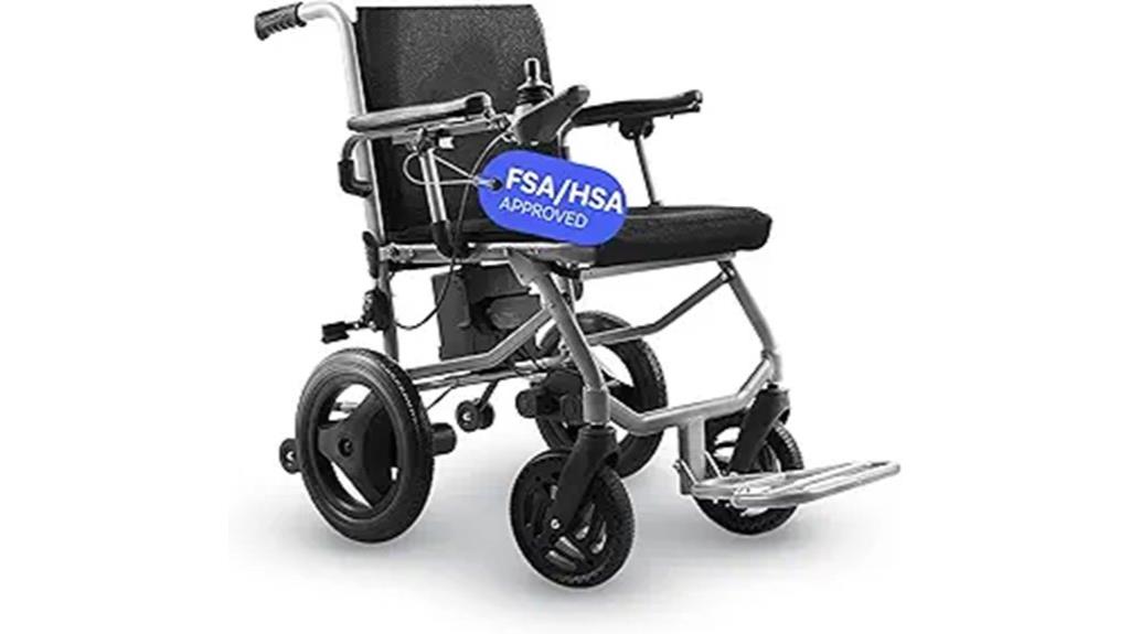 foldable electric wheelchair kano