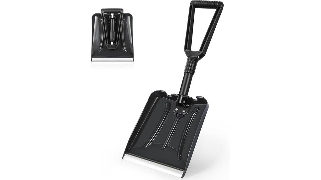 foldable snow shovel aluminum