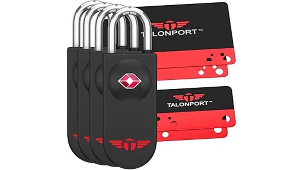 four pack tsa locks