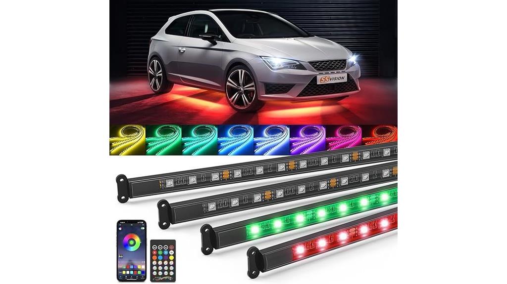 four piece neon led strips