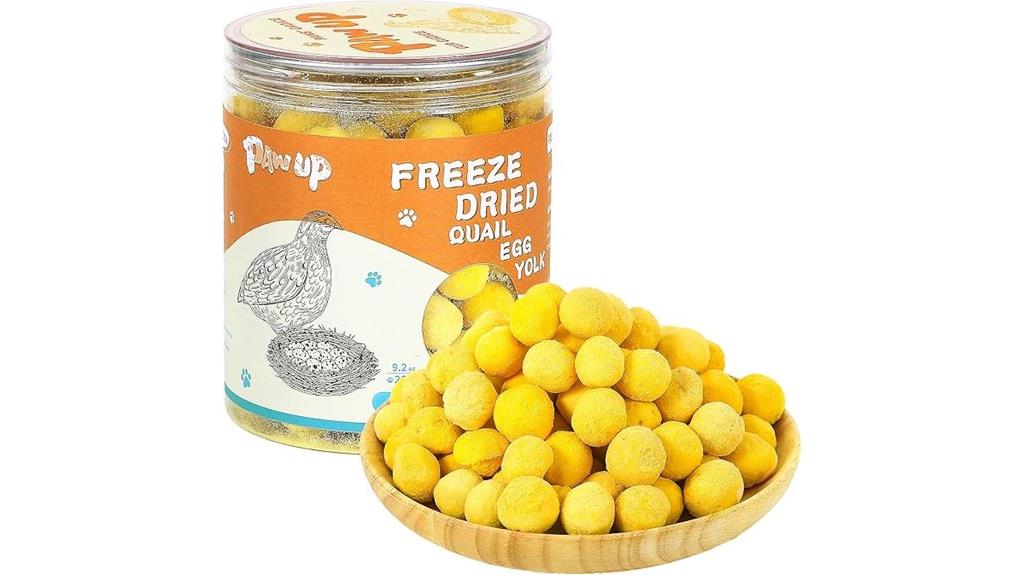 freeze dried quail egg treats