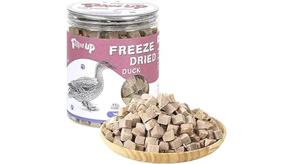 frozen duck pet snacks