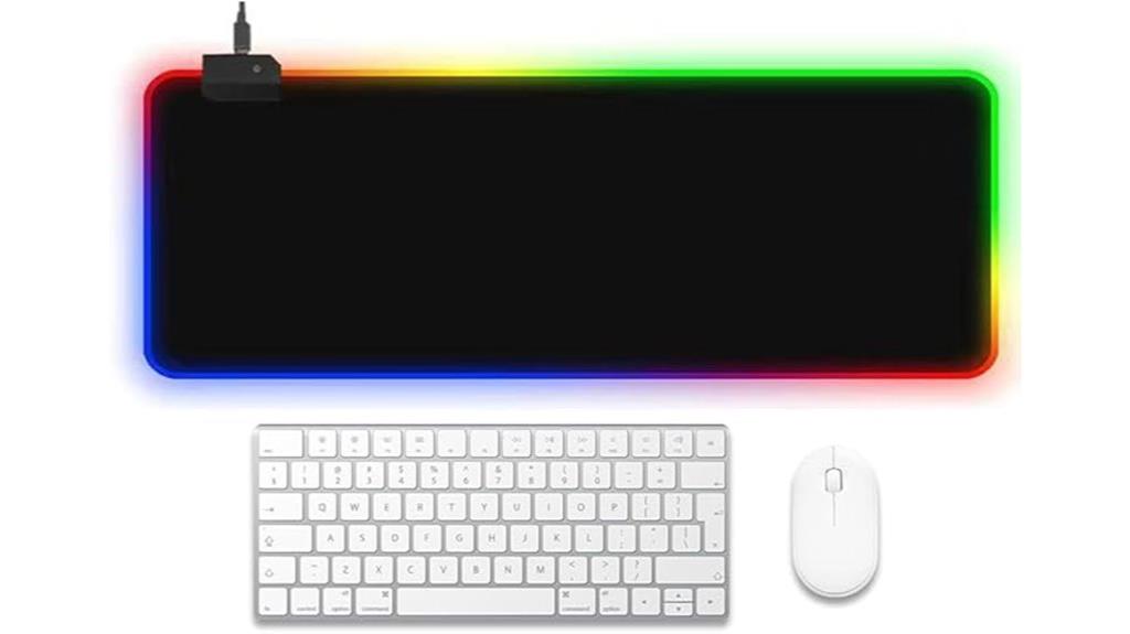 full desk rgb gaming mousepad