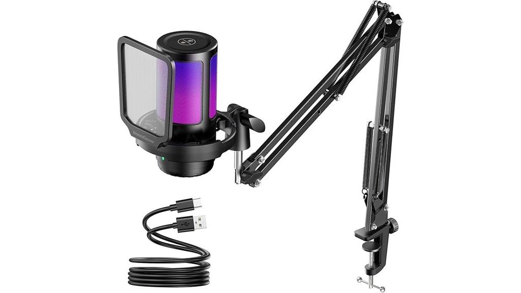 gaming usb microphone set