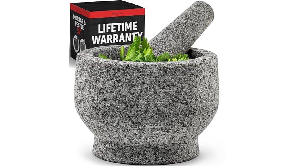 granite mortar pestle set