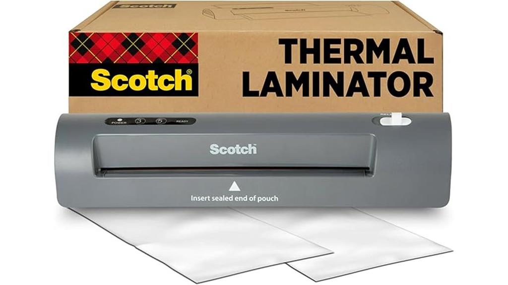 gray 9 inch thermal laminator