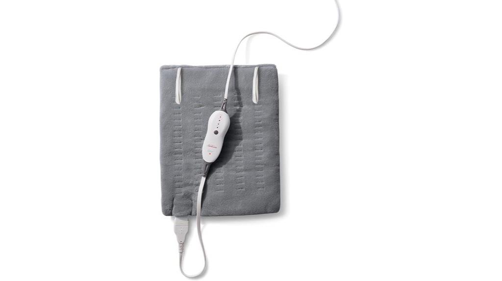 gray sunbeam heating pad