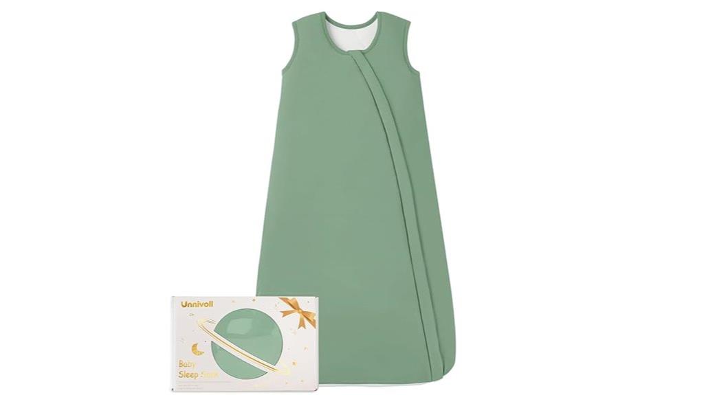 green bamboo baby sack
