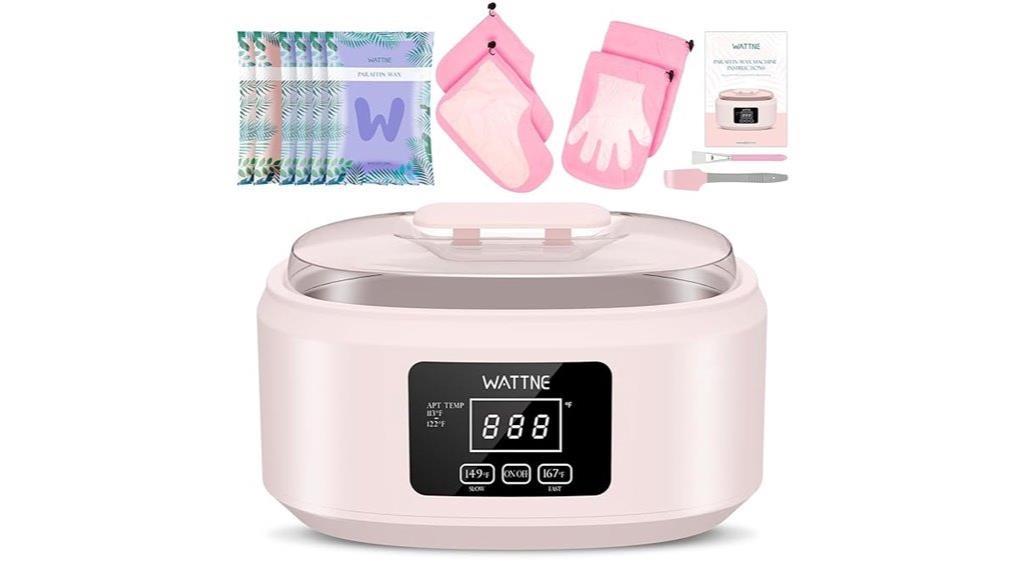 hand and foot wax treatment