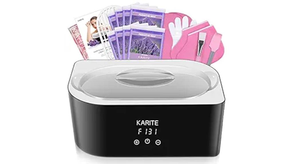 hand and foot wax treatment