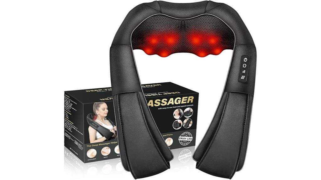 heated 3d neck massager