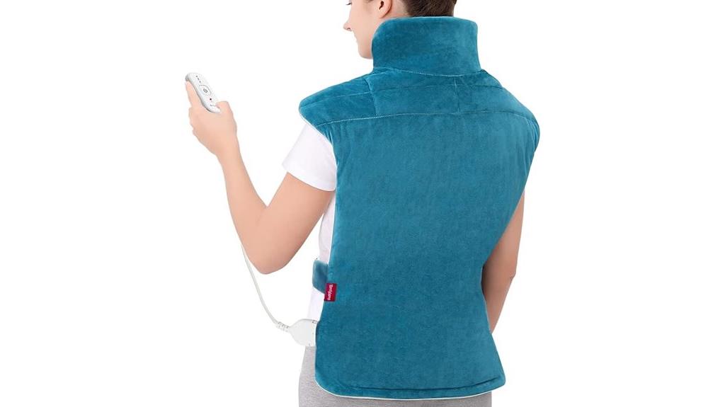 heated back shoulder pad