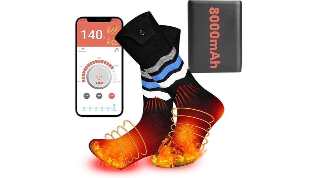 heated socks with app