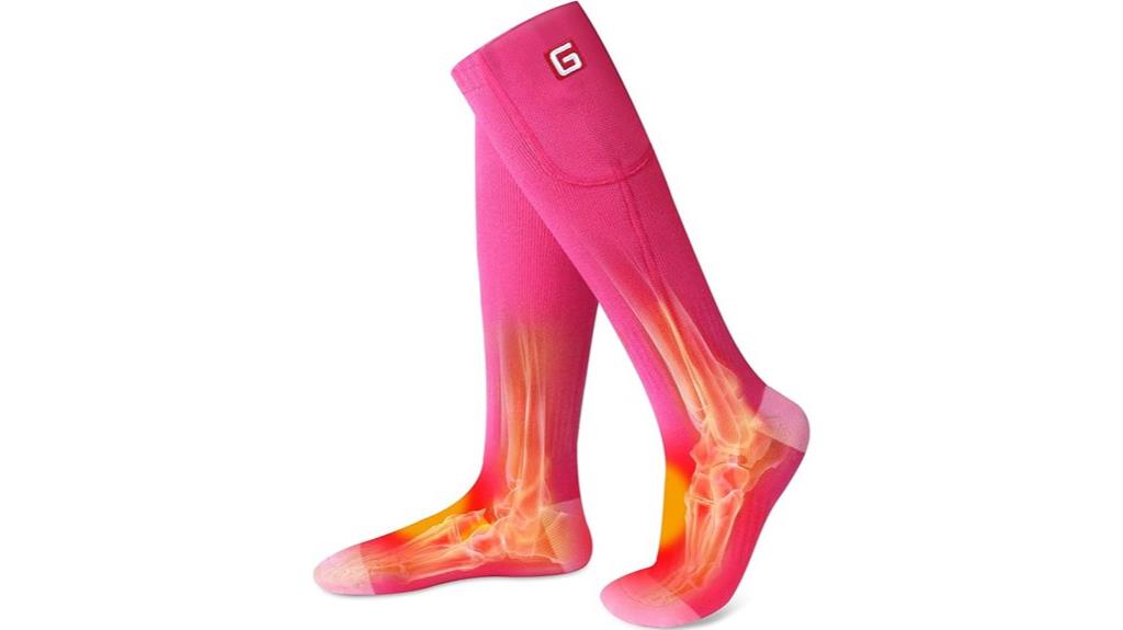 heated unisex battery socks
