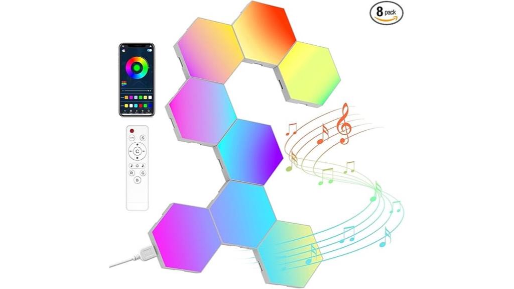 hexagon led light panels