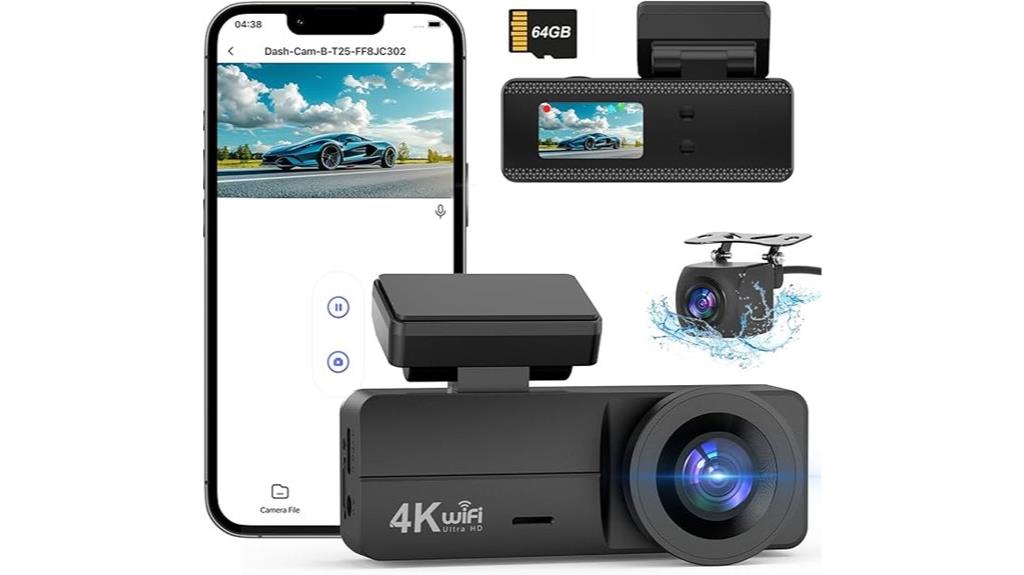 high resolution dual dash cam