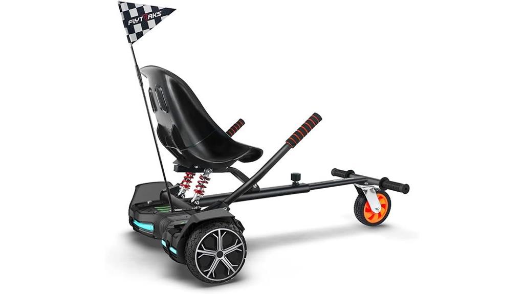 hoverboard go kart with shocks