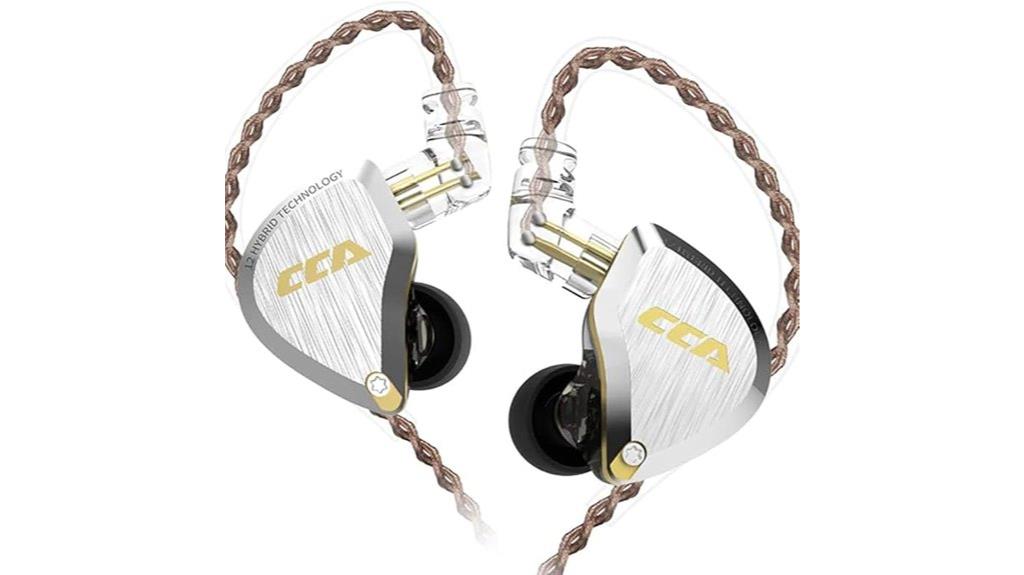 hybrid 5ba 1dd headphones