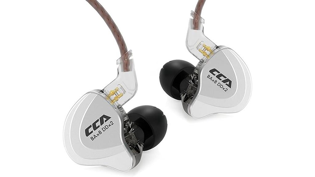 hybrid driver in ear headphones