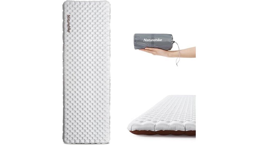 inflatable camping sleeping pad